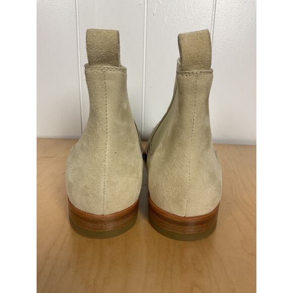 Jenni Kayne Suede Chelsea Boot Size 40 Light Tan/Cream - Picture 5 of 9